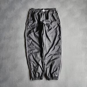 Vintage Nike Team Black Nylon Jogger Track Sweatpants XXL